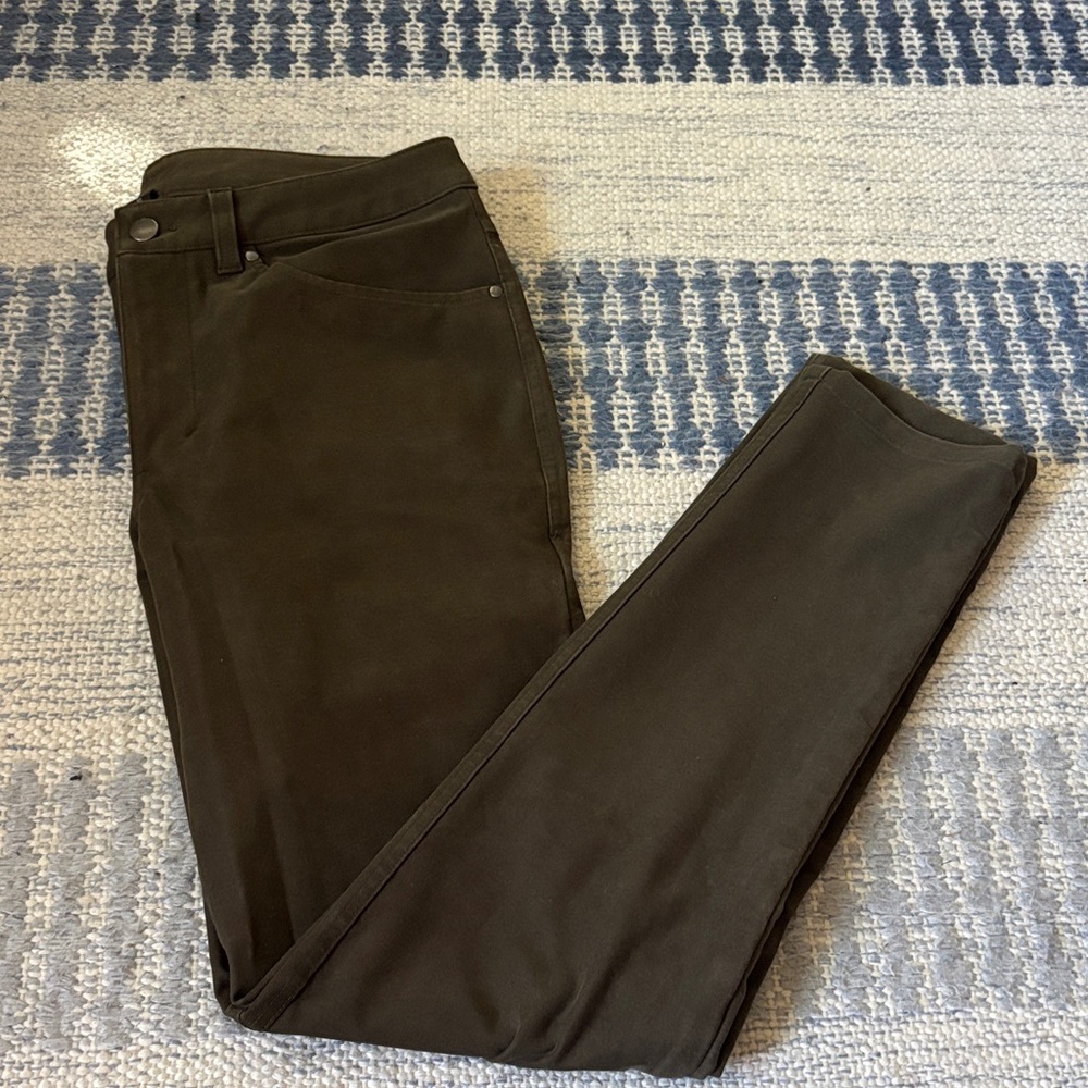 lululemon athletica Olive Green slim pants